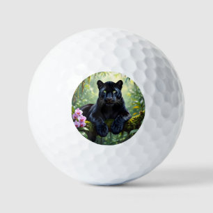 Pelotas De Golf Pantera negra en la selva