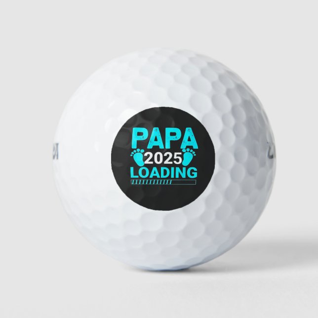 Pelotas De Golf Papa 2025 Cargando padre para ser (Anverso)