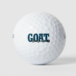 Pelotas De Golf "¡PAPÁ DE G.O.A.T.!" Para la impresión gráfica de