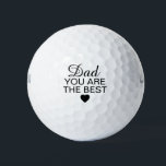 Pelotas De Golf Papá | Eres el Mejor<br><div class="desc">Conjunto de pelotas de golf 'Papá Eres el Mejor' con tipografía de guión. Gran idea de regalo de cumpleaños para golfistas y aficionados al golf. Adecuado para hombres y mujeres deportistas. Personaliza uno para padre,  tío,  hermano,  marido,  hijo,  madre,  esposa,  hija,  etc.</div>