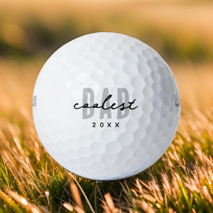 Pelotas De Golf Papá más frío desde el 20XX Preppy simple moderno