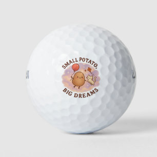 Pelotas De Golf Papa Patata Grandes Sueños – Motivación Adorable