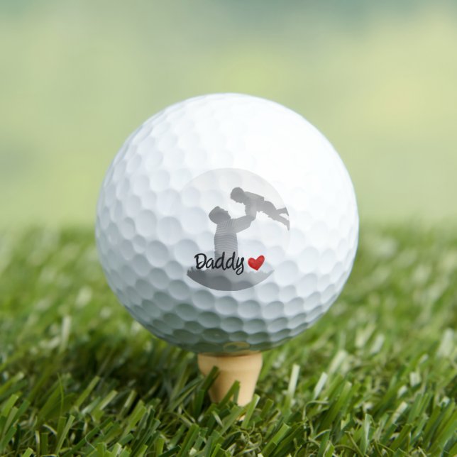 Pelotas De Golf Papá, primer día del padre, primer padre feliz (Camiseta in situ)