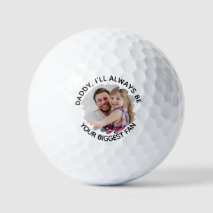 Pelotas De Golf Papá, siempre seré tu mayor Personalizado de fans.