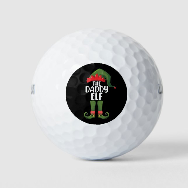 Pelotas De Golf Papi Elf Navidades del grupo de correspondencia fa (Anverso)