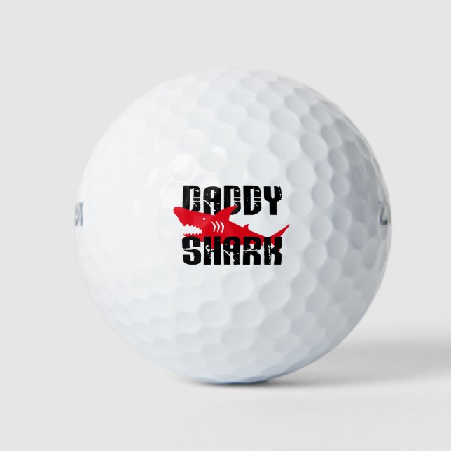 Pelotas De Golf Papi Shark Worn Graphic (Anverso)