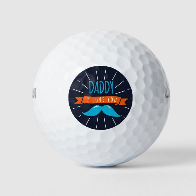 Pelotas De Golf Papi te amo (Anverso)