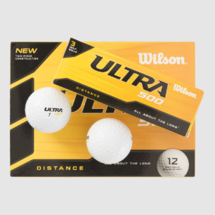 Pelotas De Golf (paquete de 12) Wilson Ultra 500 Distance Golf Bal