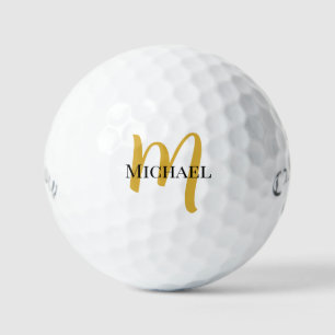 Pelotas De Golf Paquete de planilla Gold Monogram Callaway Superso