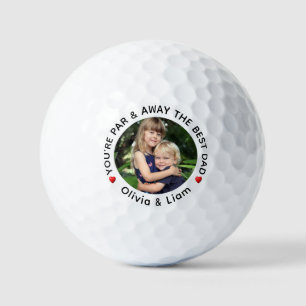 Pelotas De Golf "Par and Away the Best Dad" (Lárgate y deja al mej