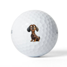 Pelotas de Golf para Amantes de Dachshund
