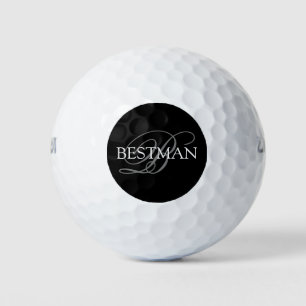 Pelotas de Golf para el Padrino con Monograma de B