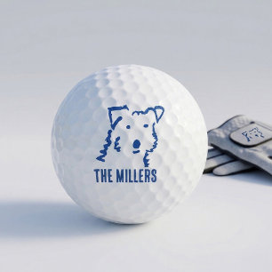 Pelotas de Golf para Perro Fox Terrier Personaliza
