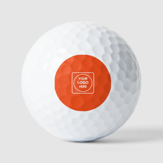 Pelotas de Golf para Promoción Empresarial con Log (Anverso)