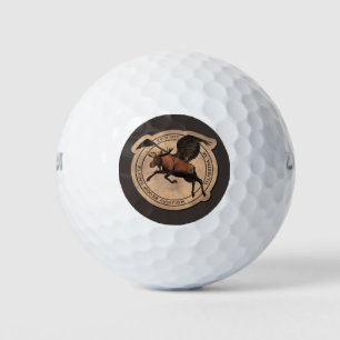 Pelotas De Golf Parche de Aviación Flying Moose