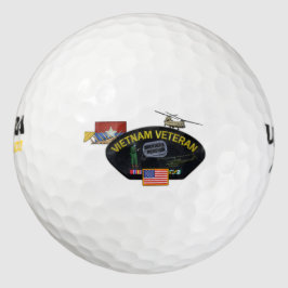 Pelotas De Golf parche de veteranos de guerra de vietnam