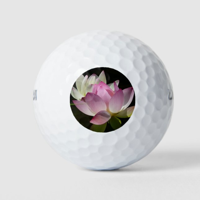 Pelotas De Golf Pareja de flores de Lotus II (Anverso)