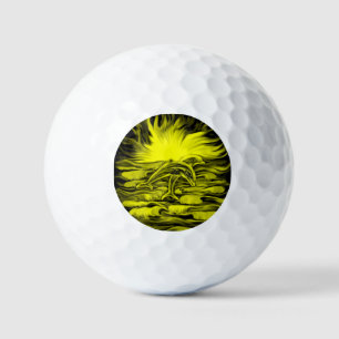 Pelotas De Golf Pareja delfín al sol