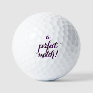 Pelotas De Golf Pareja Perfecta