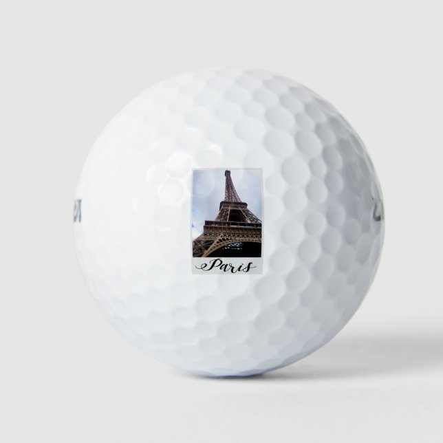 Pelotas De Golf Paris Eiffel tower pictures! (Anverso)