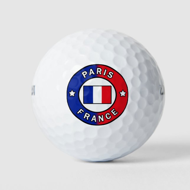 Pelotas De Golf París Francia (Anverso)