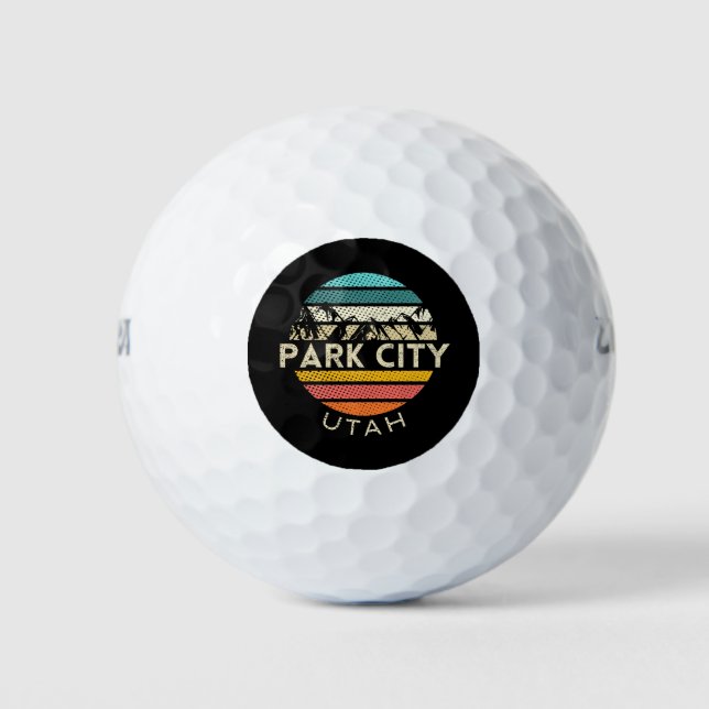 Pelotas De Golf Park City Utah (Anverso)