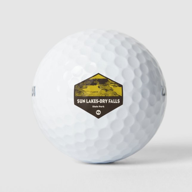 Pelotas De Golf Parque Estatal Sun Lakes-Dry Falls Washington (Anverso)