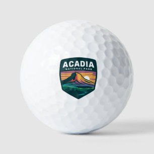 Pelotas De Golf Parque nacional Acadia Ilustracion de la Banda del