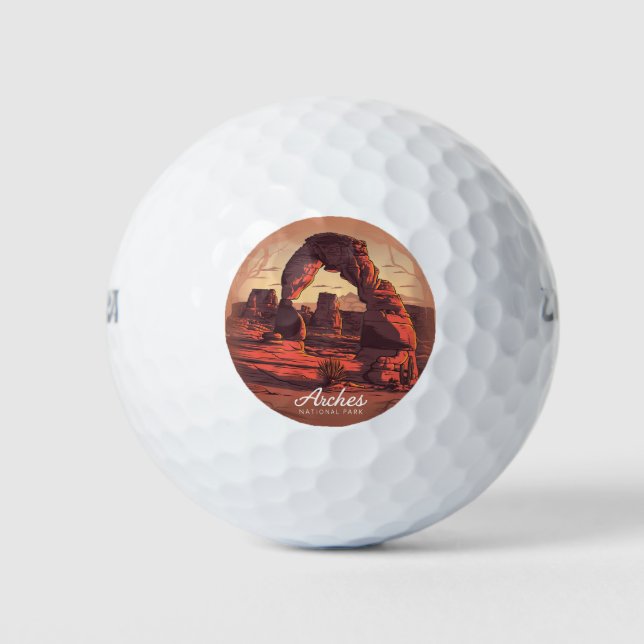 Pelotas De Golf Parque nacional Arches Sandstone (Anverso)