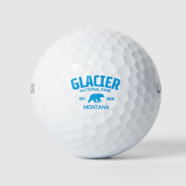 Pelotas De Golf Parque nacional Glaciar (Anverso)
