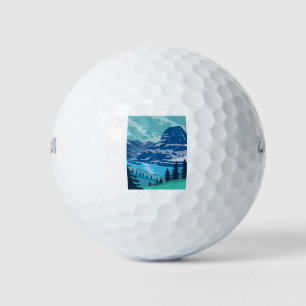 Pelotas De Golf Parque Nacional Glacier y Lago Kintla en Montana