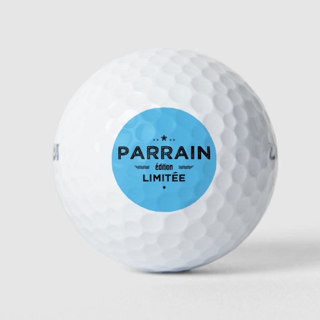 Pelotas De Golf Parrain édition limitée (Anverso)