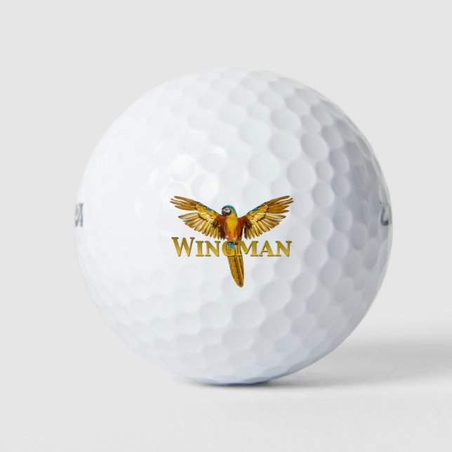 Pelotas De Golf Parrot Wingman (Anverso)