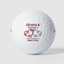 Pelotas De Golf Partido del Aniversario del Corazón Unido