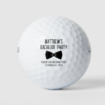 Partido del bachiller Black Bow Tie Wedding Favor