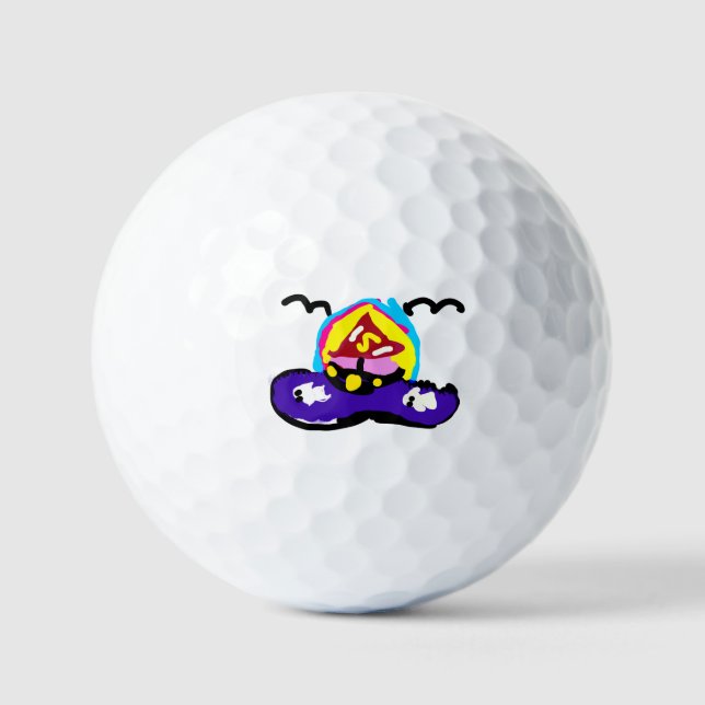Pelotas De Golf Paseo en barco de verano (Anverso)