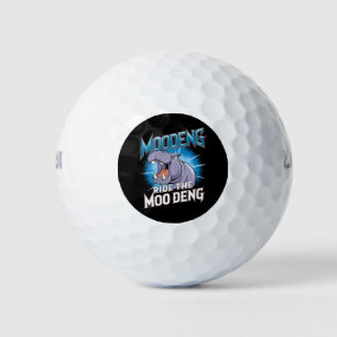 Pelotas De Golf Paseo en Hipopótamo MOO DENG El MOO DENG