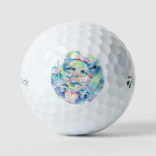 Pelotas De Golf Pastel Magical Idol Chica Chibi Anime