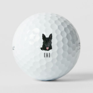 Pelotas De Golf Pastor Alemán Negro