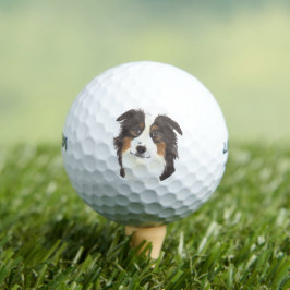 Pelotas De Golf Pastor australiano australiano personalizado