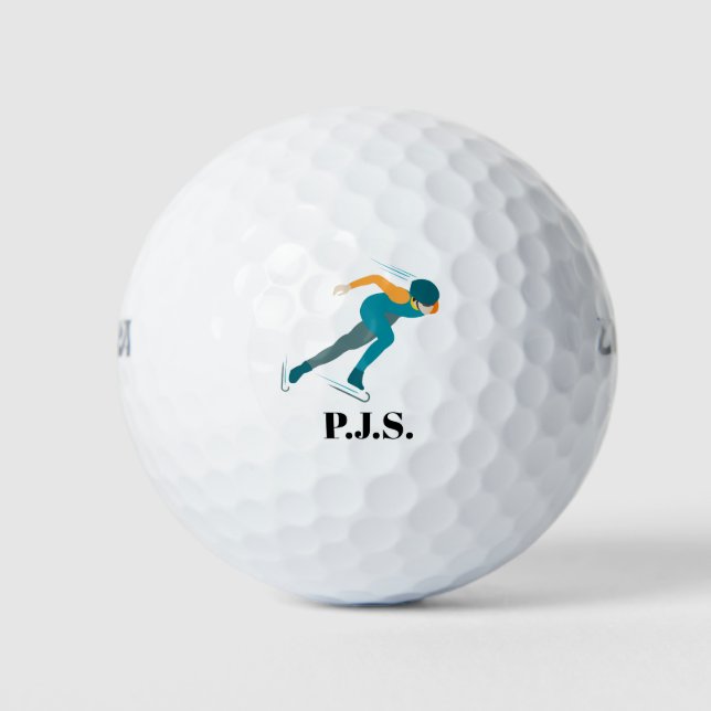 Pelotas De Golf Patinaje de velocidad (Anverso)
