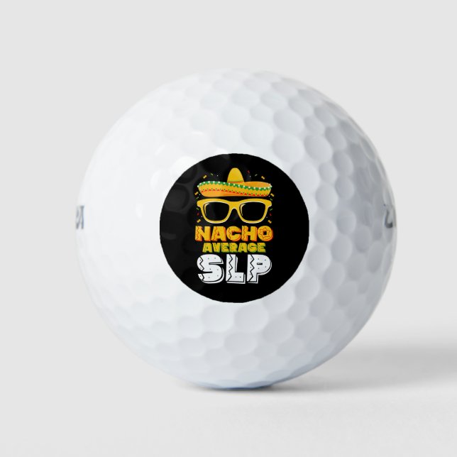 Pelotas De Golf Patólogo del lenguaje del lenguaje del lenguaje de (Anverso)