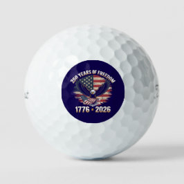 Pelotas De Golf Patriotic Eagle 250 Years of Freedom 