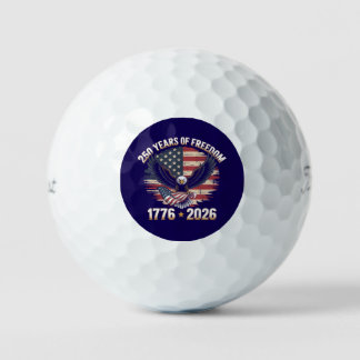 Pelotas De Golf Patriotic Eagle 250 Years of Freedom 