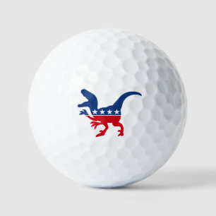 Pelotas De Golf Patriótico anti-política T-Rex