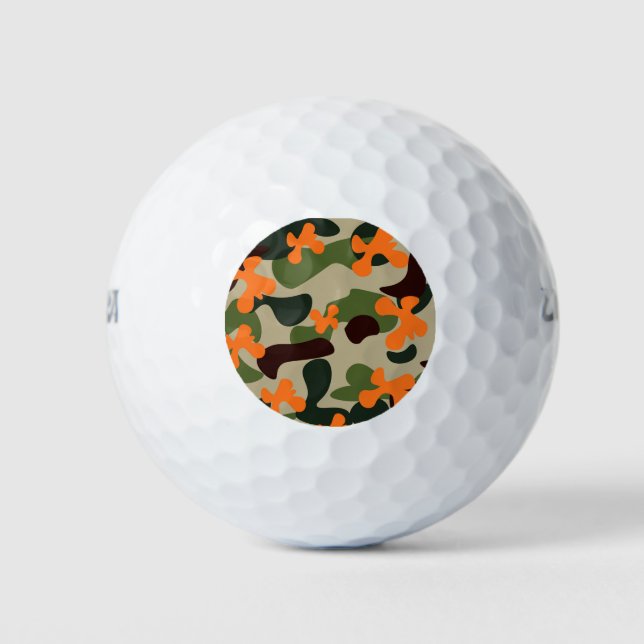 Pelotas De Golf Patrón de camuflaje (Anverso)
