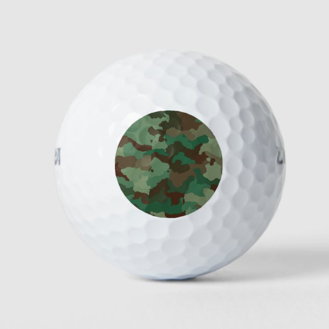 Pelotas De Golf Patrón de camuflaje militar (Fuerzas Armadas) (Anverso)