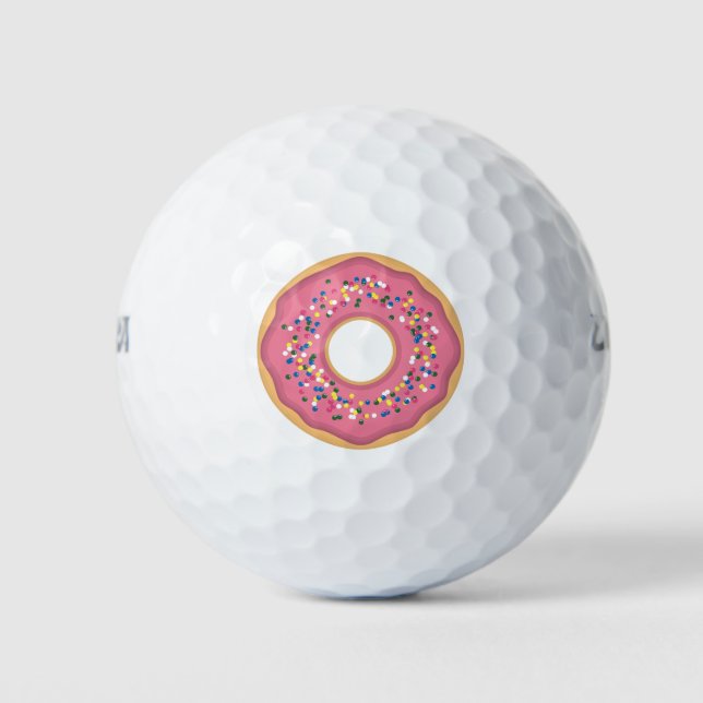 Pelotas De Golf Patrón de donut I (Anverso)