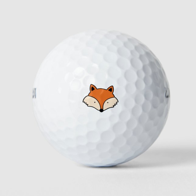 Pelotas De Golf Patrón de Fox (Anverso)