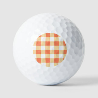 Pelotas De Golf Patrón de Gingham